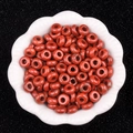 Rote Jaspis-Achat-Perlen mit großem Loch in weißer Schale für DIY-Schmuckherstellung - 5X10mm Roter Jaspis