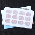 Set of 12 hand-carved pink rose quartz pig figurines in a white display gift box - Rose Quartz