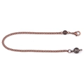 Antike Bronzekette für Yoga-Pendel mit Hohlkugeln und Karabinerverschluss für DIY - Ein Segment Kette (Antikes Rotkupfer)