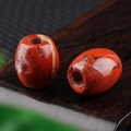 Polished red jasper barrel bead 16x18mm with 5mm large hole for DIY jewelry making - 16*18mm / Rainbow Stone
