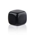 Gepolijste natuurlijke zwarte obsidiaan kubussteen voor kristalgenezing en decoratie - 13mm Obsidiaan Vierkante Steen