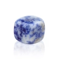 Gepolijste natuurlijke blauwe sodaliet kubussteen voor kristalgenezing - 13mm Blue Dot Jade Vierkante Steen