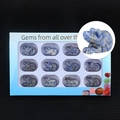 Natural blue sodalite crystal mouse figurines in 12-piece creative gift box set - Sodalite
