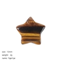 Polished 15mm tiger eye star stone crystal for DIY jewelry making and decor - Tiger's Eye