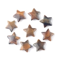 Polished star-shaped natural tiger eye stones for DIY accessories and home decoration - Tiger's Eye