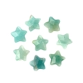 Pietre naturali a forma di stella blu chiaro con sfaccettature per gioielleria - Amazzonite