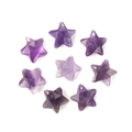 Perle ciondolo stella in ametista naturale sfaccettata per gioielli fai da te - Ametista