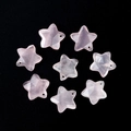 Ciondoli a forma di stella in quarzo rosa sfaccettato per accessori gioielli fai-da-te - Quarzo rosa