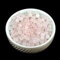 Polished natural rose quartz beads in a ceramic bowl for DIY jewelry making - Rose Quartz (Single Bead) 4mm No Hole