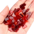 Polished red agate stone in a traditional gourd shape for DIY jewelry making - Small Gourd (1 Piece)