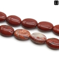 Polished 13x18mm oval red jasper agate beads for DIY jewelry making accessories - 13x18mm / Red Jasper