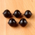 Pianeti Saturno in pietra naturale nera in miniatura per decorazioni galassia - Ossidiana