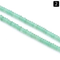 Strand of light green rondelle natural semi-precious stone beads for jewelry DIY - 2X4mm Abacus Green Aventurine