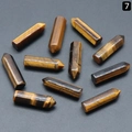 Gepolijste natuurlijke tijgeroog stenen hexagonale kristallen met gouden glans - Tijgeroog