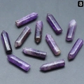Gepolijste amethist kristallen pilaren, paarse zeshoekige natuursteen voor DIY-sieraden - Amethist