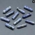 Natuurlijke sodaliet zeshoekige kolomstenen met blauwe en witte gevlekte texturen - Blauwe sodaliet