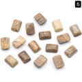 10x14mm ορθογώνια καμποσόν από φυσική πέτρα για ένθετα κοσμημάτων DIY και χειροτεχνία - 10x14 / Ίασπις
