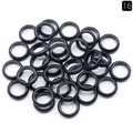 Dark blue sandstone ring with sparkling effect for jewelry accessories, style 16 - 18-20mm Inner Diameter / Blue Sandstone (Synthetic) (1pc)
