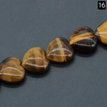 Perline di pietra occhio di tigre naturale a forma di cuore per gioielli fai da te - 20mm Occhio di Tigre
