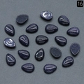Polished blue goldstone teardrop cabochon loose gemstone for jewelry making - 10X14mm Blue Sandstone (Synthetic)
