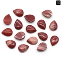 Perline in diaspro rosso naturale a forma di goccia d'acqua per creazione di gioielli - 12x16mm / Pietra Arcobaleno