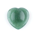 Aventurine green quartz thumb worry stone heart shaped with polished smooth surface - Green Aventurine Thumb Stone