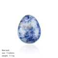 20mm egg-shaped natural Blue Spot Jasper crystal stone for Easter decoration - 20mm Blue Spot Jasper