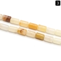 Mixed color natural stone cylinder beads 6x10mm for DIY jewelry making and crafts - 6×10mm / Yellow Jade