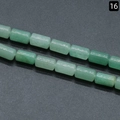 Natural green aventurine stone cylinder beads 6x10mm for DIY jewelry making - 6×10mm / Green Aventurine