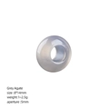 8x14mm grey agate abacus bead with 5mm large hole for DIY jewelry making - 8*14mm / Grey Agate