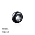 Polished black agate 8x14mm abacus beads for DIY jewelry with 5mm aperture - Obsidian