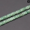 Irregular light green natural stone abacus beads for DIY jewelry making style 3 - Green Aventurine