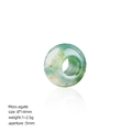 8x14mm moss agate abacus bead for DIY jewelry making with natural green patterns - Moss Agate