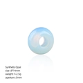 Synthetic opal abacus bead 8x14mm with 5mm hole for DIY jewelry making and necklaces - Opal (Synthetic)