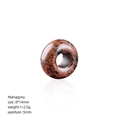 8x14mm mahogany obsidian abacus bead with 5mm large hole for DIY jewelry making - Mahogany Obsidian