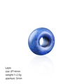 Lapis Lazuli 8x14mm abacus bead with natural gold flecks for DIY jewelry making - Lapis Lazuli