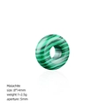 8x14mm natural malachite abacus bead for DIY jewelry making with 5mm hole - Malachite (Artificial)