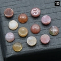 Cabochon rotondi da 6mm in gemme miste per la creazione di gioielli e fai da te - 6MM Agata Indiana