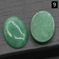 Gepolijste groene aventurijn kwarts ovale cabochons voor het maken van sieraden - Groene Aventurijn / 18x25mm