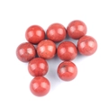 Perles rondes en jaspe rouge poli de 10 mm pour la création de bijoux DIY - Perle Ronde 10mm Sans Trou / Jaspe Rouge