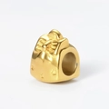 Ciondolo dorato a forma di sacchetto della fortuna per gioielli fai da te in acciaio - Stella Regalo (6# Color Oro)