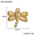 Pendentif libellule dorée de 1,6cm x 1,7cm pour la création de bijoux DIY personnalisés - Forme de Libellule (BP43589DW0)
