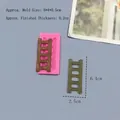 Détail du moule en silicone en forme d'échelle avec dimensions précises pour décoration - 6237-Petite Échelle / Rose