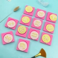 12-piece pink and yellow silicone zodiac sign molds for DIY chocolate and cake decoration - Zodiac Constellation Full Collection