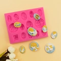 Stampo in silicone con ritratti di angeli e donne per decorazioni torte e artigianato - Rosa