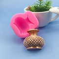 Silikonform in Vasenform mit Ananas-Textur für handgefertigte Kuchendekorationen - Ananas-Textur-Vasenstil / Rosa