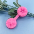 Silikonform für Blütenblätter Fondant Tortendekoration und Backzubehör in Rosa - Rosa