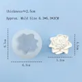 Stampo in silicone a forma di fiore per mooncake e peonie con dimensioni precise - Forma Fiore di Peonia