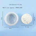 Silicone mold size dimensions for Forest Girl soap and fondant cake craft supplies - Style 3 (Random Color)