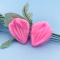Set de moldes de silicona con forma de pétalo y hoja para decoración tartas - Veiner de Pétalos (QH3173) / Rosa
